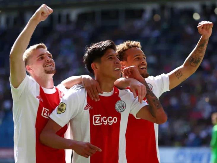Partidazo de Edson Álvarez en goleada del Ajax al Groningen