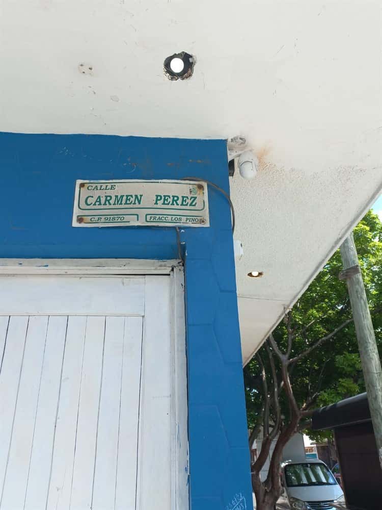 ¿Con qué nombre conoces a esta calle en Veracruz?, como Carmen Pérez o Cayetano Pérez