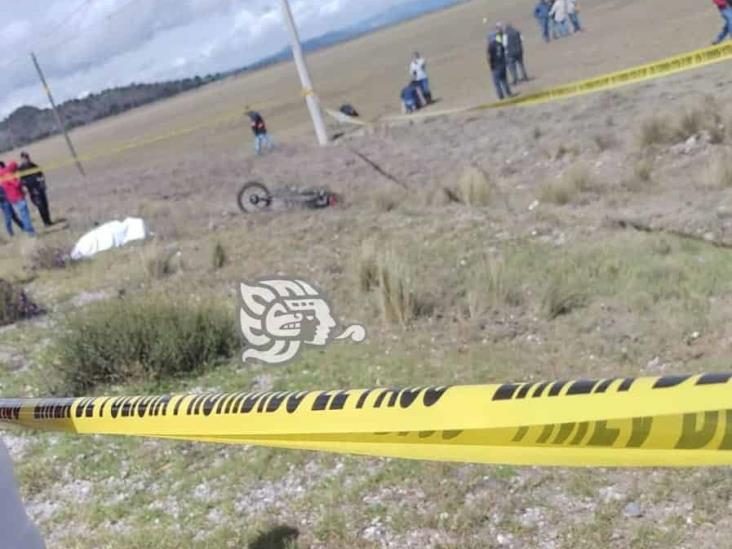 Muere motociclista tras sufrir accidente en carretera Perote-Puebla