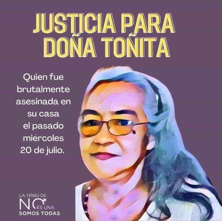 Marcharán para exigir justicia por feminicidio de Doña Toñita en colonia de Veracruz