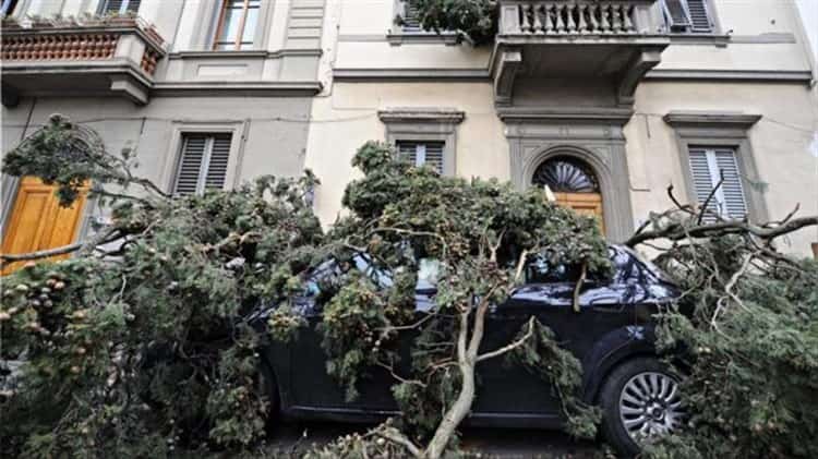 Video: Fuertes vientos y lluvias torrenciales deja al menos tres muertos en Italia