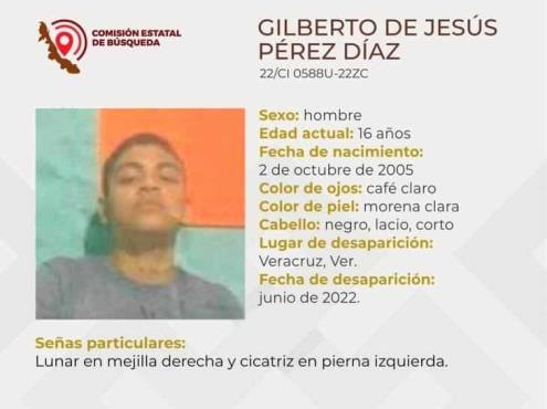 Desaparece joven en la ciudad de Veracruz, su familia lo busca desde junio
