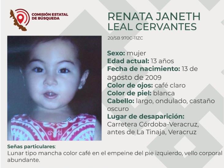 ¡Siguen buscando a la menor Renata Janeth! Desapareció desde 2011