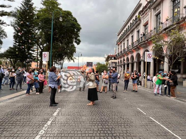 Colonos bloquean centro de Xalapa; líderes se enriquecen a sus costillas (+Video)