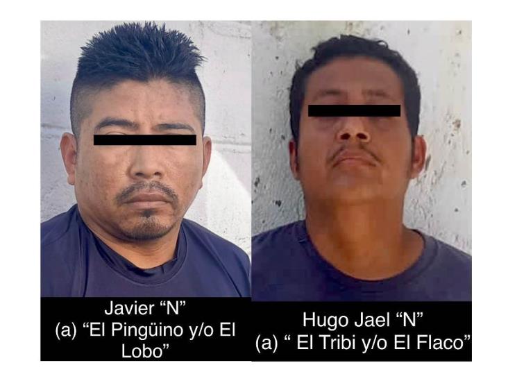 Capturan a ‘El Tribi’ y ‘El Pingüino’, líderes criminales en Minatitlán