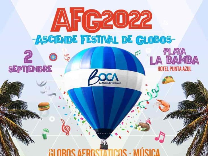Anuncian nueva fecha del Asciende Festival de Globos 2022 en Boca del Río