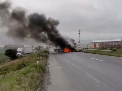 FGR inicia investigaciones sobre bloqueos y carros incendiados en Zacatecas