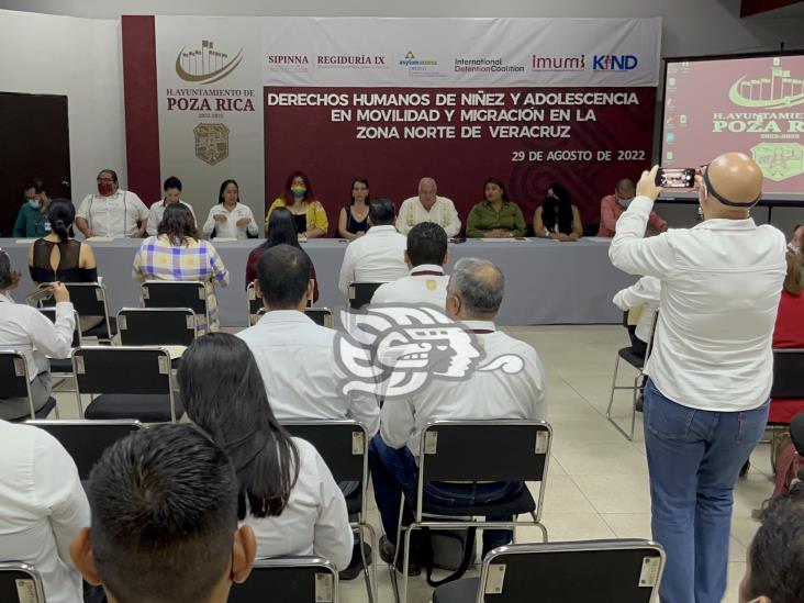 Capacitan al norte de Veracruz sobre atención a menores migrantes
