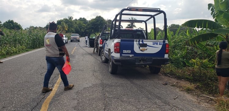 Hombre muere arrollado en la carretera Santa Cruz – Cosamaloapan