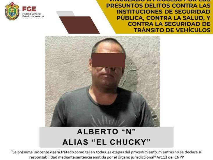 Vinculan a proceso a ‘El Chucky’, presunto líder delictivo en el sur de Veracruz