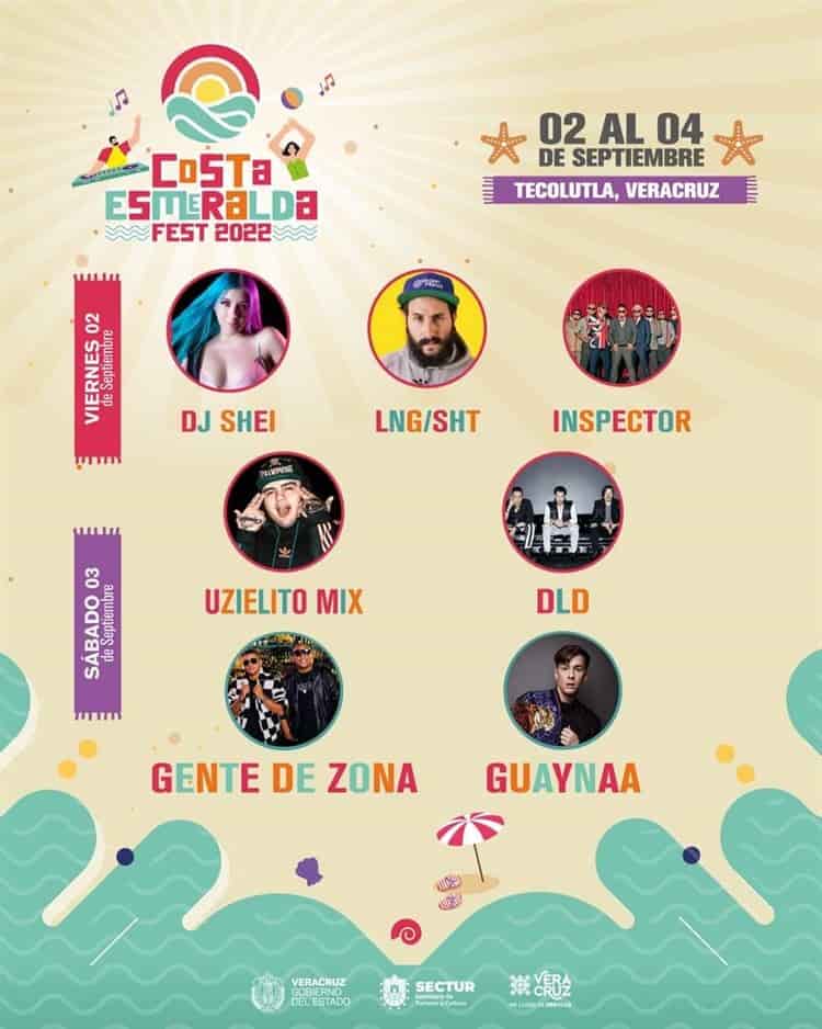 DLD, Inspector y Guaynaa encabezan el Costa Esmeralda Fest 2022
