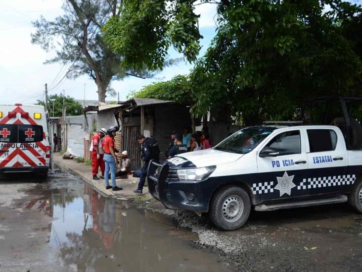 Sujeto ataca a hombre a machetazos en colonia de Veracruz