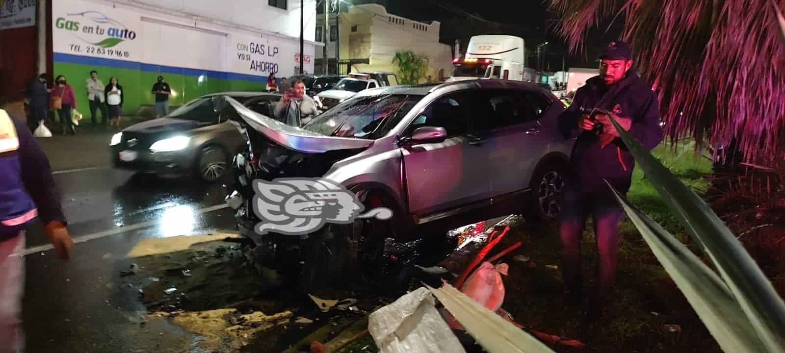 Aparatoso Choque En Bulevar Banderilla Deja 4 Heridos