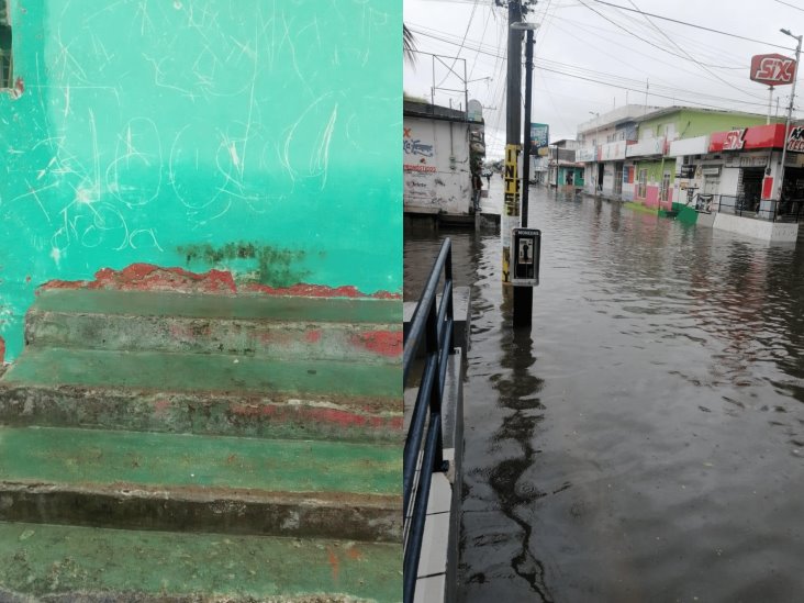 El agua subió más de un metro y se metió a las casas: vecinos de calle Yáñez