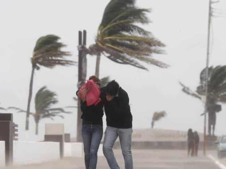 Se registran rachas de viento superiores a los 60 kilómetros por hora en Veracruz