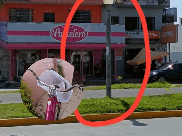 Roban su bici en Medellín y la chocan frente a ella en Veracruz