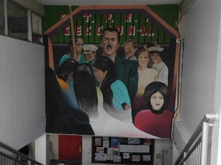 Ediles reprueban eliminación de mural de Lázaro Cárdenas en Nanchital(+Video)