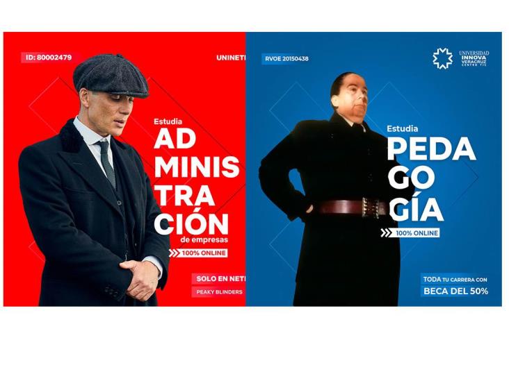 Netflix copia publicidad de universidad de Veracruz