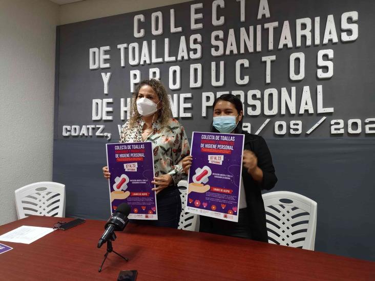 Donarán toallas sanitarias a mujeres del Cereso de Coatzacoalcos