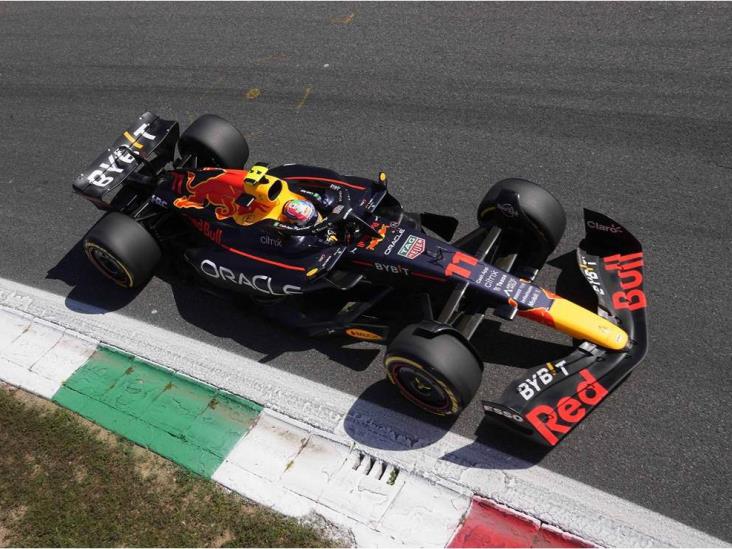 Checo Pérez termina tercero en la ultima práctica del GP de Italia