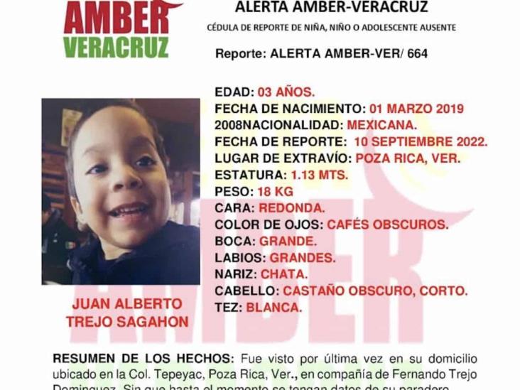 Buscan a niño de 3 años en Poza Rica; presuntamente, fue asesinado por su padre