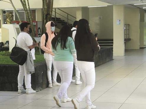 SETSUV realiza paro en la Facultad de Medicina de la UV en Veracruz