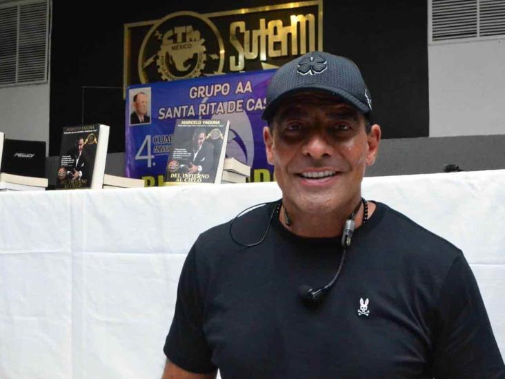 Marcelo Yaguna, estrella de TV comparte su testimonio de adicción en Veracruz en AA