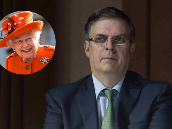 Ebrard comparte foto inédita desde el funeral de la reina Isabel II