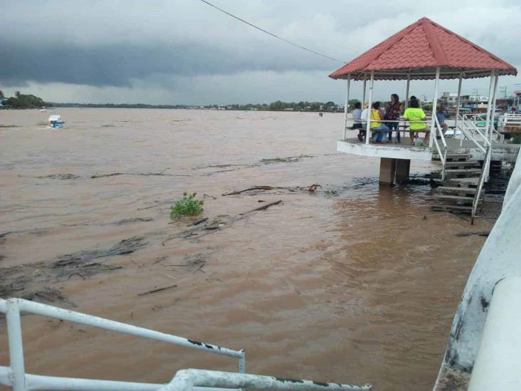 Alerta PC por posible crecida en ríos Tonalá, Papaloapan y Coatzacoalcos por lluvias