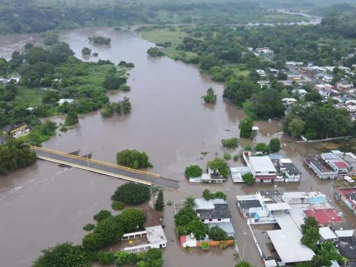 Inmediaciones de río Cotaxtla siguen en alerta por crecida durante la noche: Conagua