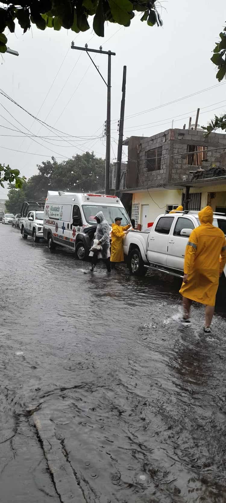 Activan Marina y DN III en Alvarado tras desbordamiento de río Papaloapan