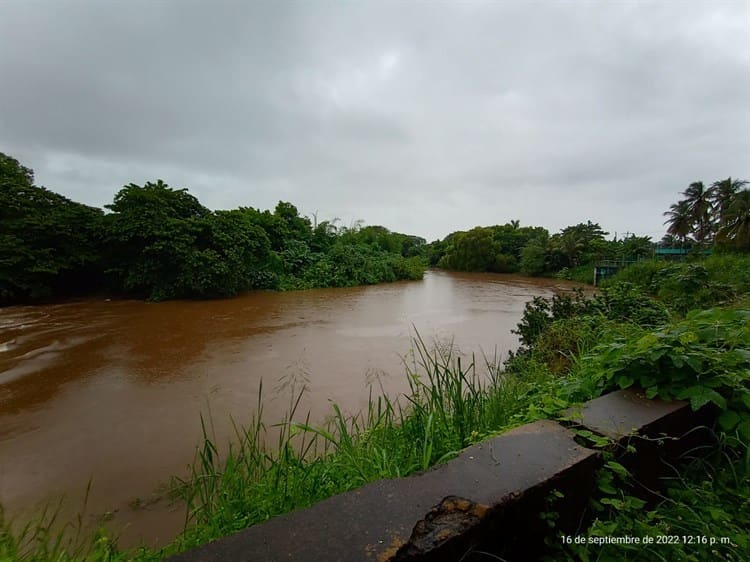 Río Jamapa se mantiene en nivel estable; zona El Tejar y Medellín en vigilancia