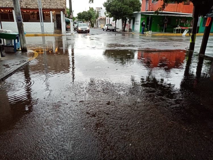Viviendas y comercios en Boca del Río son afectados por fuertes lluvias