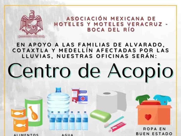 Instalará centro de acopio la Asociación de Hoteles y Moteles Veracruz - Boca del Río