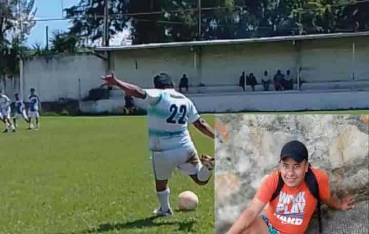 En Coscomatepec, muere joven futbolista tras sufrir un infarto