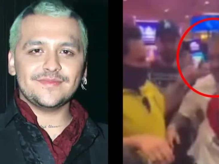 ¡Hasta las chanclas! Captan a Christian Nodal en estado inconveniente (+Video)