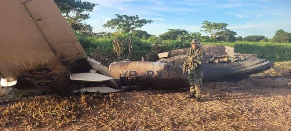 Militares derriban avión de México en Venezuela, era presuntamente operado por narcos
