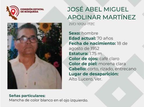 En Alto Lucero, continúa la búsqueda de José Abel; desapareció desde 2017