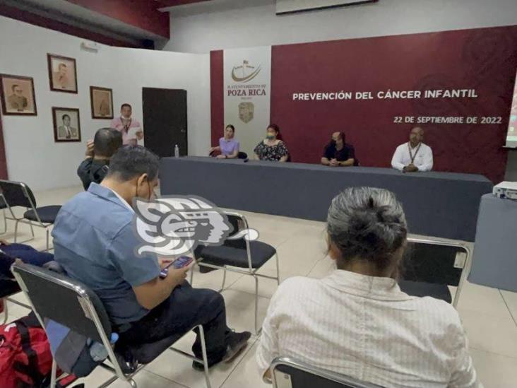 Promueven detección oportuna de cáncer infantil en Poza Rica