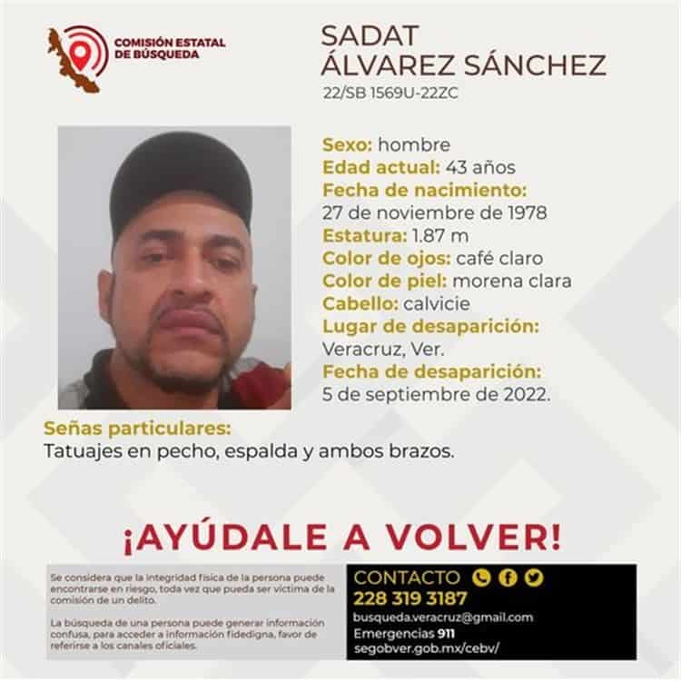 Buscan a Sadat, desapareció en calles de la ciudad de Veracruz