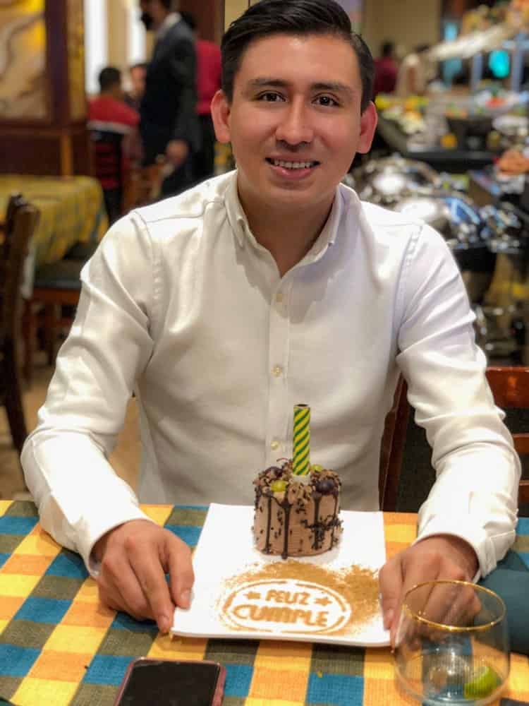 El joven Ángel Yair Cortés festejó un año más de feliz existencia