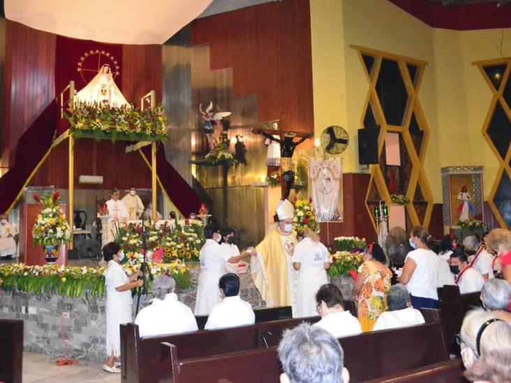 Celebran a Nuestra Madre de la Merced en Veracruz (+Video)
