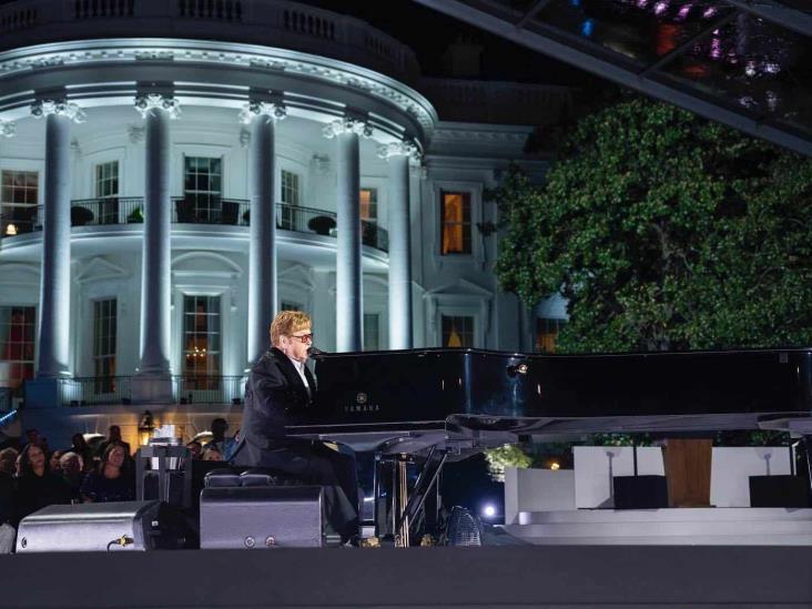 En concierto en la Casa Blanca, Elton John hace llorar a Joe Biden