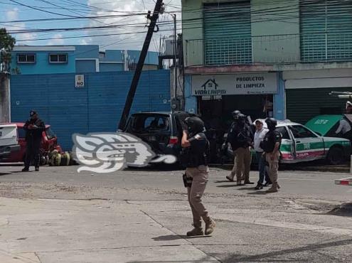 Hay detenidos y unidades aseguradas por balacera en Xalapa, reporta SSP
