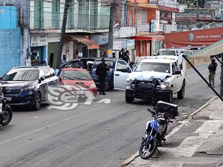 Balacera entre policías y sicarios en salida de Xalapa, rumbo a Briones (+Video)