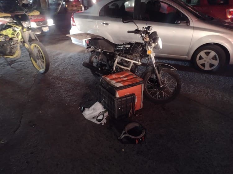 Video: Repartidores de comida son atropellados por camioneta en El Coyol en Veracruz