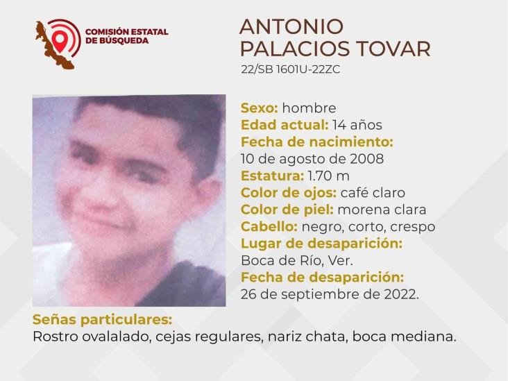 En Boca del Río, buscan a menor de 14 años desaparecido