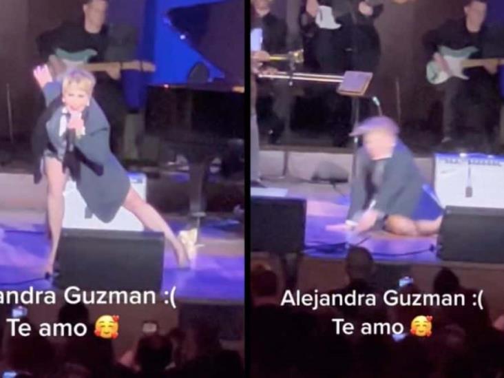 Alejandra Guzman se encuentra estable tras caída durante show