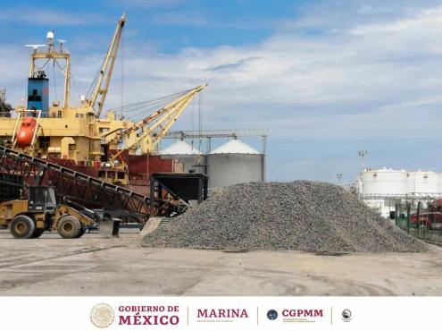 Piden espacio para acopio de balasto en el puerto de Veracruz