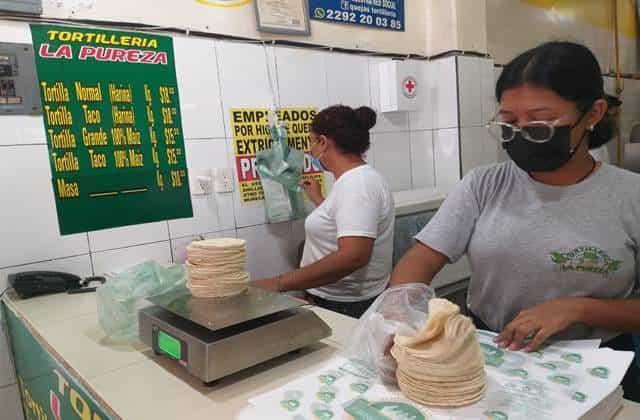 Precio de tortillas en supermercados afecta a tortillerías pequeñas en Veracruz